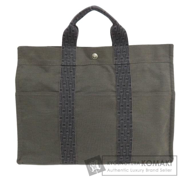 エルメス HERMES  エールラインMM  ハンドバッグ キャンバス レディース  中古