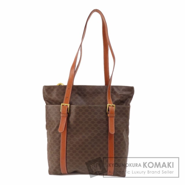 セリーヌ CELINE マカダム柄 トートバッグ PVC レディース 中古