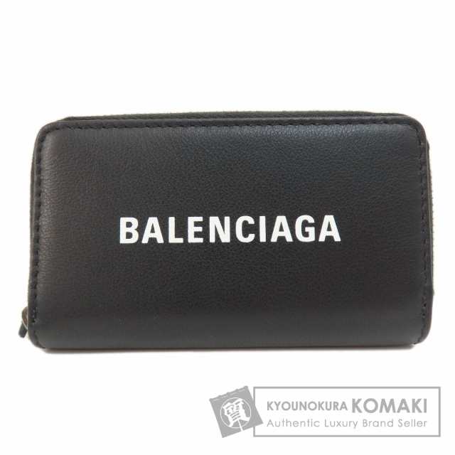 バレンシアガ BALENCIAGA 516373 ロゴ コインケース レザー レディース 中古