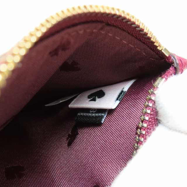 ケイトスペード kate spade  ロゴ金具  コインケース レザー レディース  中古の通販は