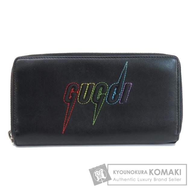 グッチ GUCCI 597677  エンブリロイダリー  長財布（小銭入れあり） レザー レディース  中古の通販は 28,048円