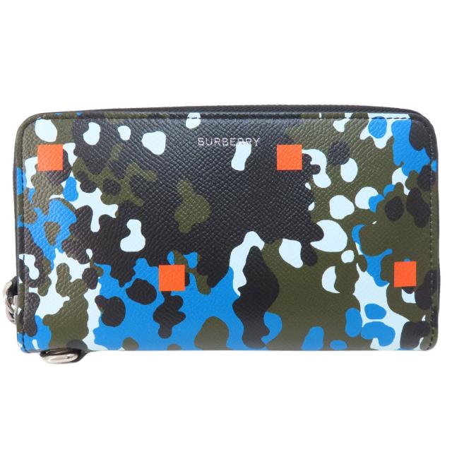 バーバリー BURBERRY カモフラージュ柄 長財布（小銭入れあり） PVC レディース 中古_1