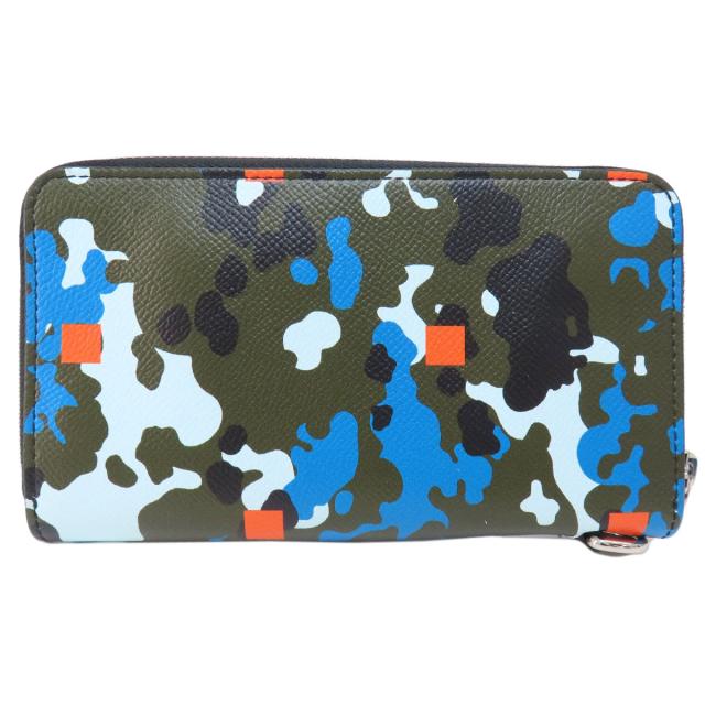 バーバリー BURBERRY カモフラージュ柄 長財布（小銭入れあり） PVC レディース 中古_2