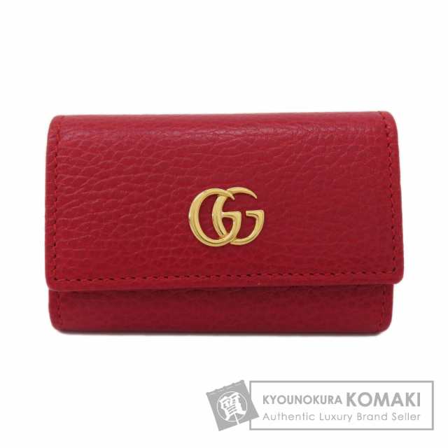 グッチ GUCCI 456118 GGマーモント キーケース レザー レディース 中古