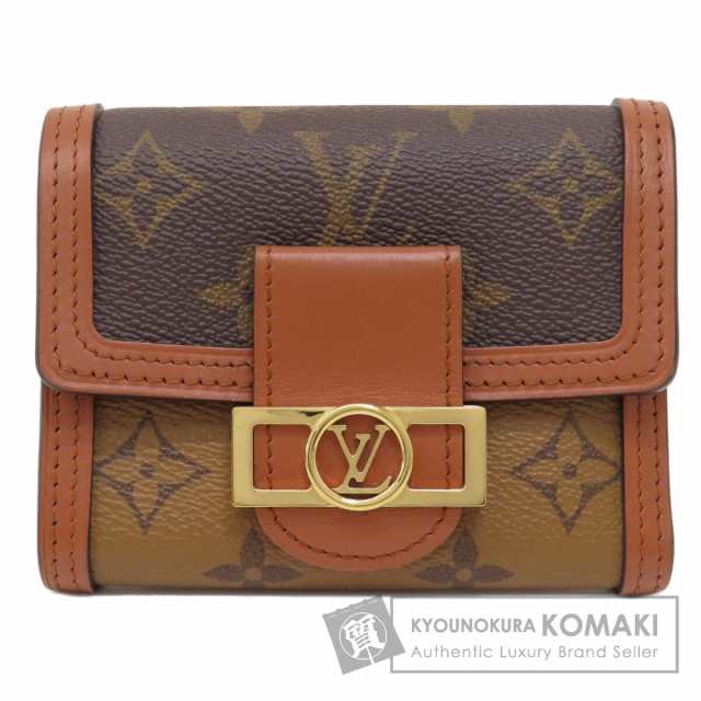 ルイヴィトン LOUIS VUITTON M68725 ポルトフォイユ・ドーフィーヌ コンパクト 中古