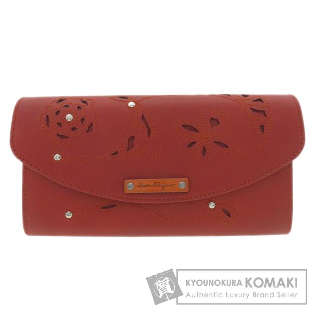 サルヴァトーレフェラガモ Salvatore Ferragamo  フラワーモチーフ ロゴモチーフ  中古の通販は