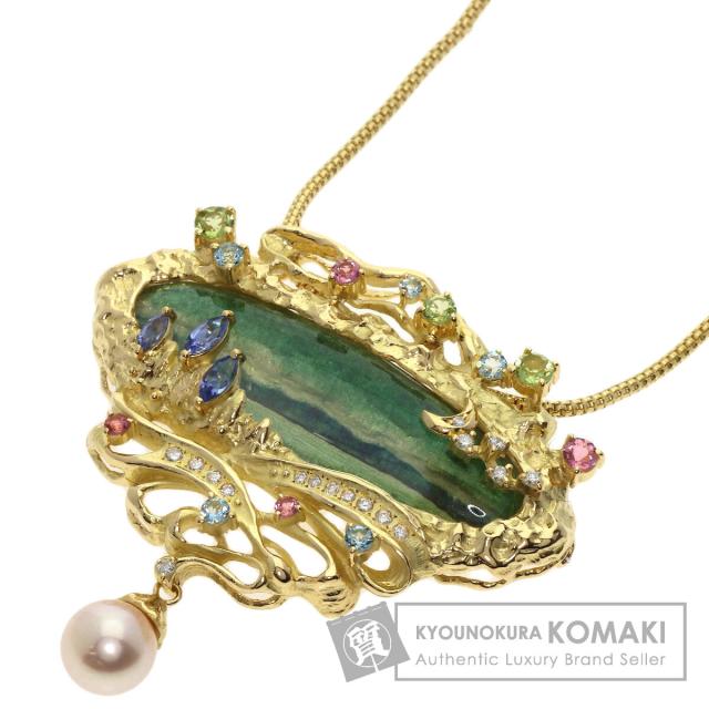 セレクトジュエリー SELECT JEWELRY  マルチカラーストーン ダイヤモンド パール 真珠  中古の通販は