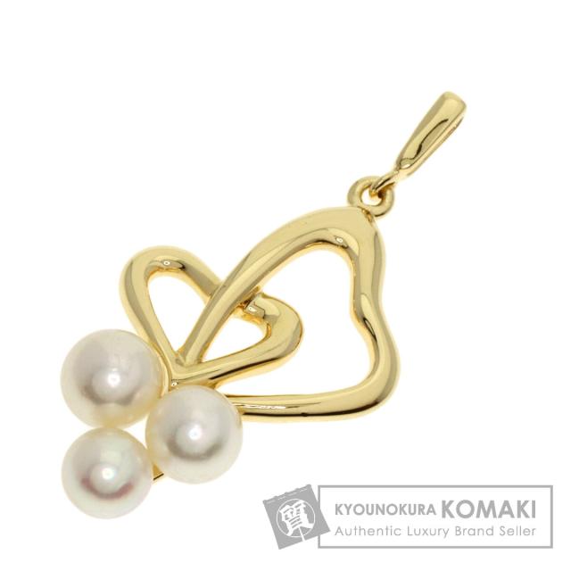 ミキモト MIKIMOTO パール 真珠 ペンダントトップ K18イエローゴールド 