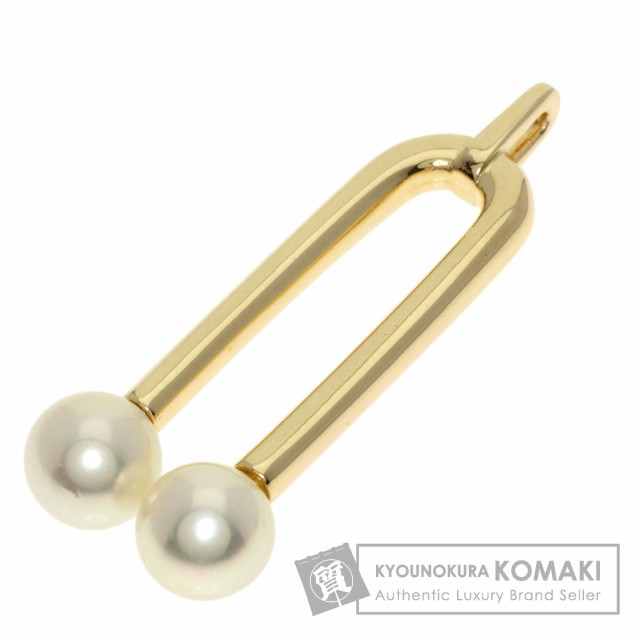 ミキモト MIKIMOTO パール 真珠 ペンダントトップ K14イエローゴールド レディース 中古