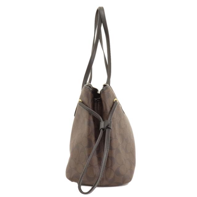 コーチ COACH F57842 シグネチャー トートバッグ PVC レディース 中古
