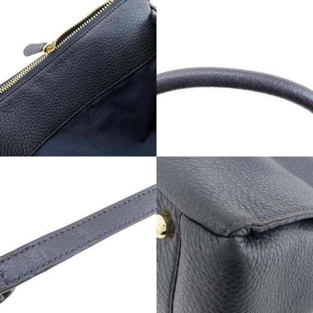 コーチ COACH F35185 ロゴ 2WAY ハンドバッグ レザー レディース 中古