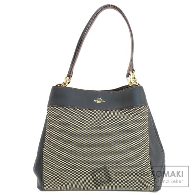 コーチ COACH F27575  ロゴ金具  トートバッグ キャンバス レディース  中古