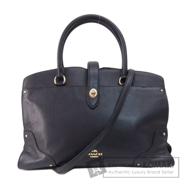 コーチ COACH 37167 ロゴ金具 2WAY トートバッグ レザー レディース 中古 
