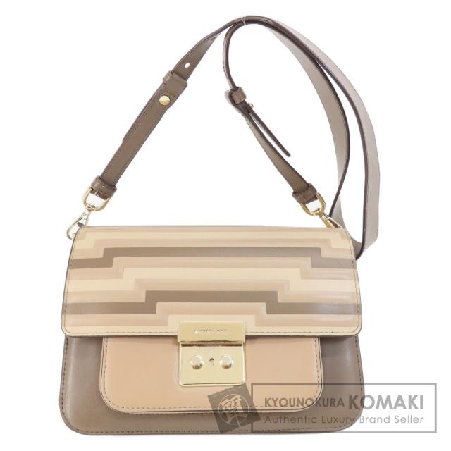 マイケルコース Michael Kors  ロゴ  ショルダーバッグ レザー レディース  中古の通販は 22,800円