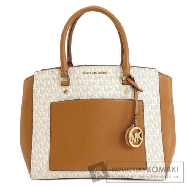 マイケルコース Michael Kors  MKシグネチャー  ハンドバッグ PVC レディース  中古