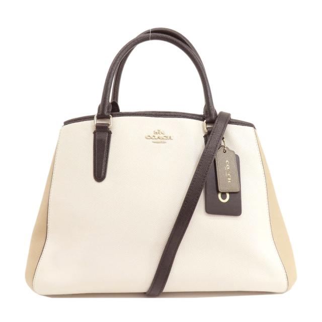 コーチ COACH F57497 2WAY ハンドバッグ レザー レディース 中古