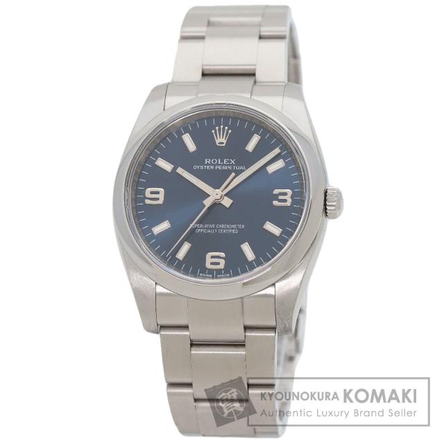ロレックス ROLEX 114200  オイスターパーペチュアル  腕時計 ステンレススチール SS   メンズ  中古