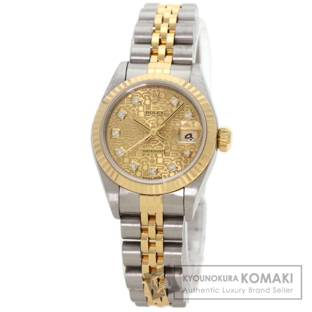 ロレックス ROLEX 69173G デイトジャスト 10P ダイヤモンド 腕時計 ステンレススチール 中古 449,144円