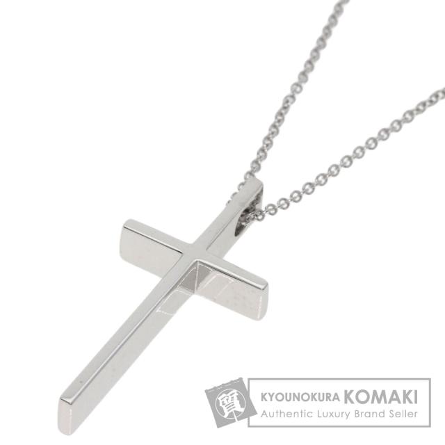 ティファニー TIFFANY&Co.  メトロクロス  ネックレス K18ホワイトゴールド レディース  中古の通販は 101,740円