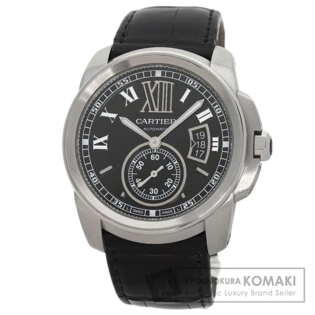 カルティエ CARTIER W7100014 カリブル ドゥ カルティエ 腕時計 ステンレススチール 革 中古 238,343円