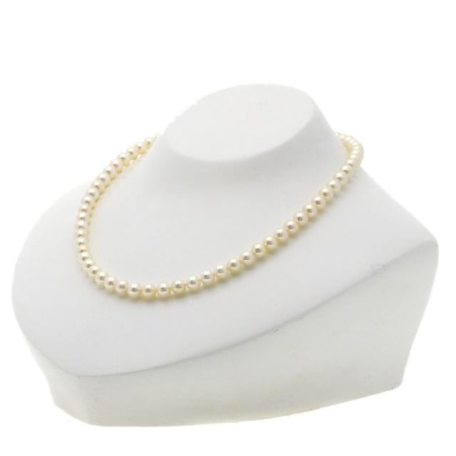 タサキ TASAKI アコヤパール 真珠 チョーカー ネックレス シルバー レディース 中古_5