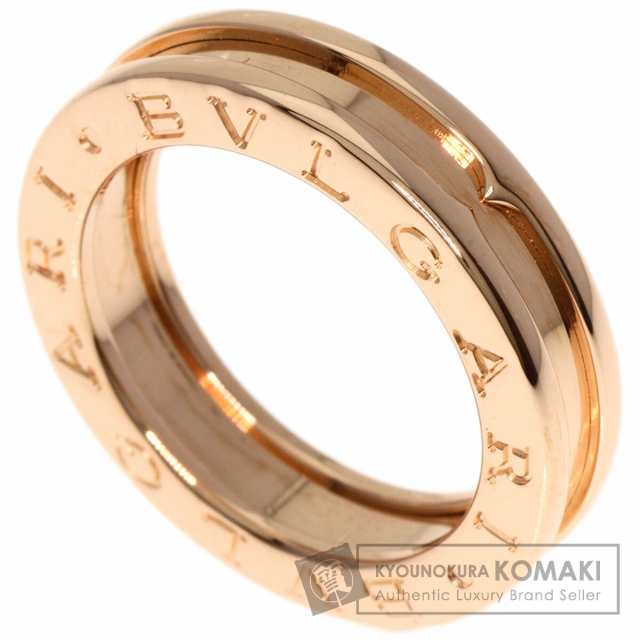 ブルガリ BVLGARI B-zero1 ビーゼロワン 1バンド #49 リング・指輪 K18ピンクゴールド 中古