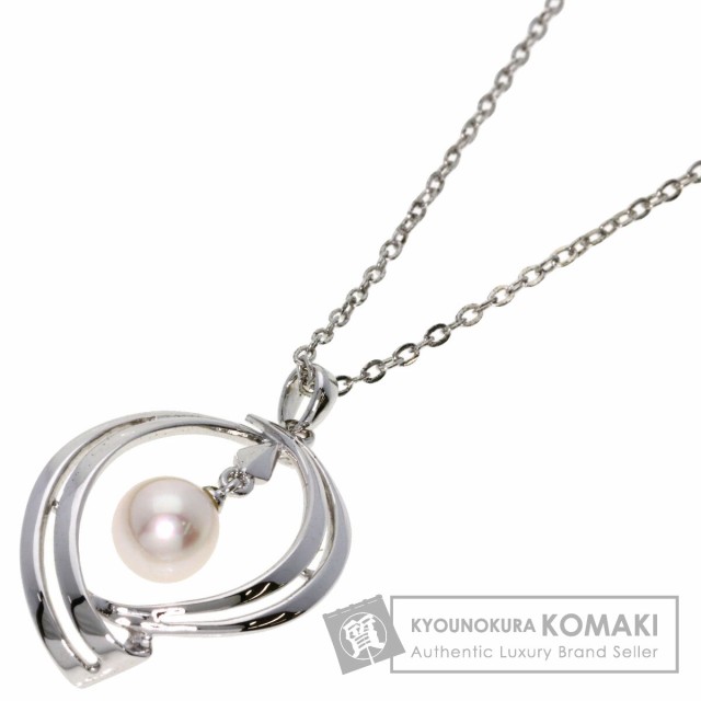 ミキモト MIKIMOTO  アコヤパール 真珠  ネックレス シルバー レディース  中古の通販はネックレス