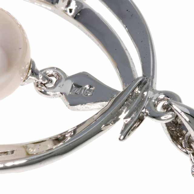 ミキモト MIKIMOTO  アコヤパール 真珠  ネックレス シルバー レディース  中古の通販は