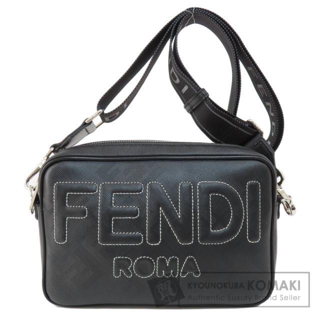 フェンディ FENDI  ロゴ  ショルダーバッグ PVC メンズ  中古