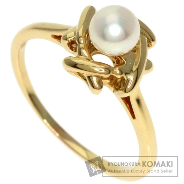 ティファニー TIFFANY&Co. パール 真珠 リング・指輪 K18イエロー 
