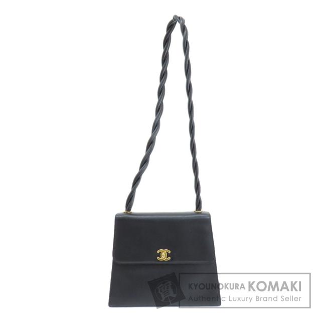 シャネル CHANEL  ココマーク ゴールド金具  ショルダーバッグ キャビアスキン レディース  中古