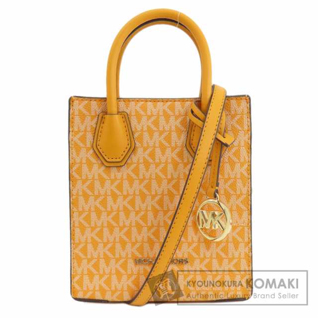 マイケルコース Michael Kors MKシグネチャー 2WAY ハンドバッグ PVC レディース 中古の通販は