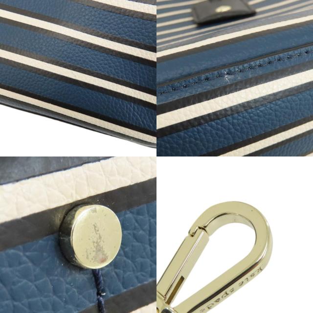 ケイトスペード kate spade  ボーダー 2WAY  トートバッグ PVC レディース  中古の通販は