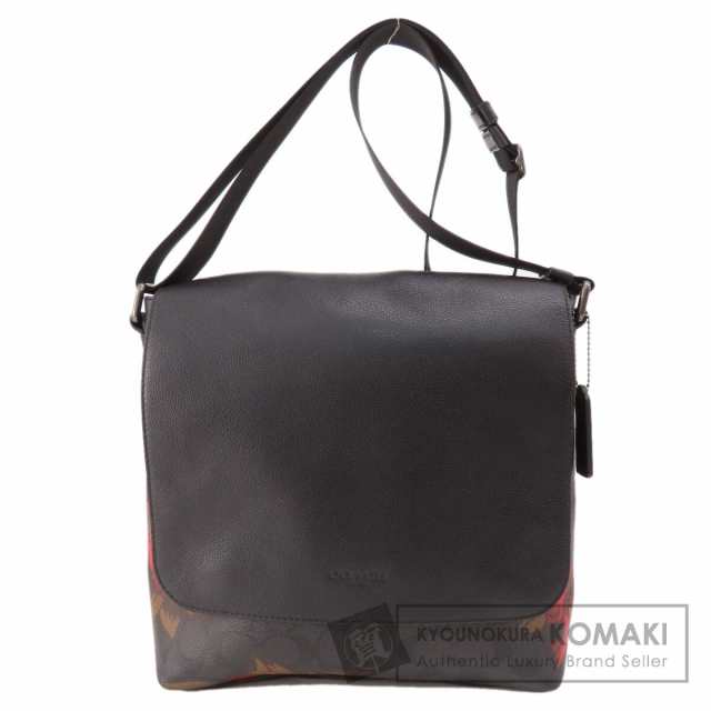 コーチ COACH F24717 フラワーモチーフ トートバッグ レザー レディース 中古