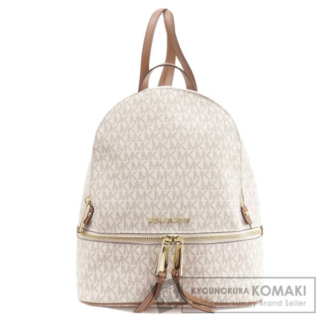 マイケルコース Michael Kors  MKシグネチャー  リュック・デイパック PVC レディース  中古