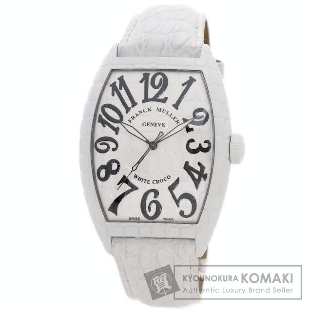 フランクミュラー FRANCK MULLER 8880SCWHTCRO  トノウカーベックス ホワイトクロコ  腕時計 中古の通販は