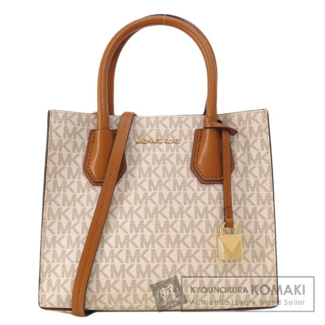 マイケルコース Michael Kors  MKシグネチャー 2WAY  ハンドバッグ PVC レディース  中古