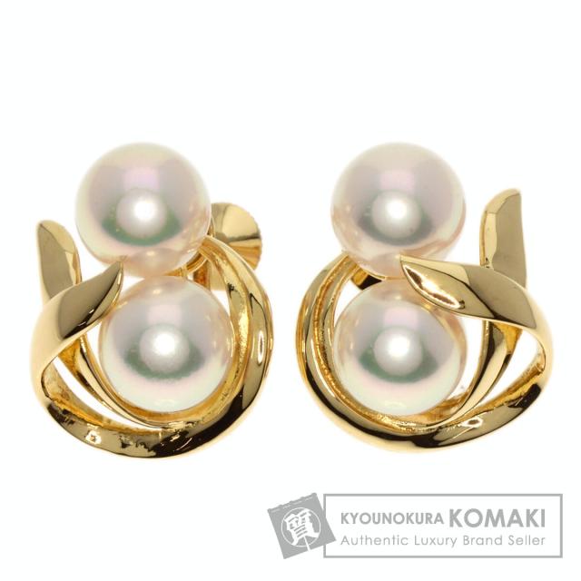 ミキモト MIKIMOTO  パール 真珠    イヤリング K18イエローゴールド レディース  中古の通販は
