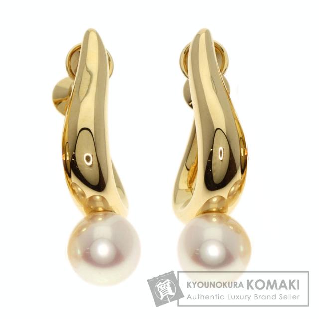 ミキモト MIKIMOTO  パール 真珠    イヤリング K18イエローゴールド レディース  中古の通販は 90,360円