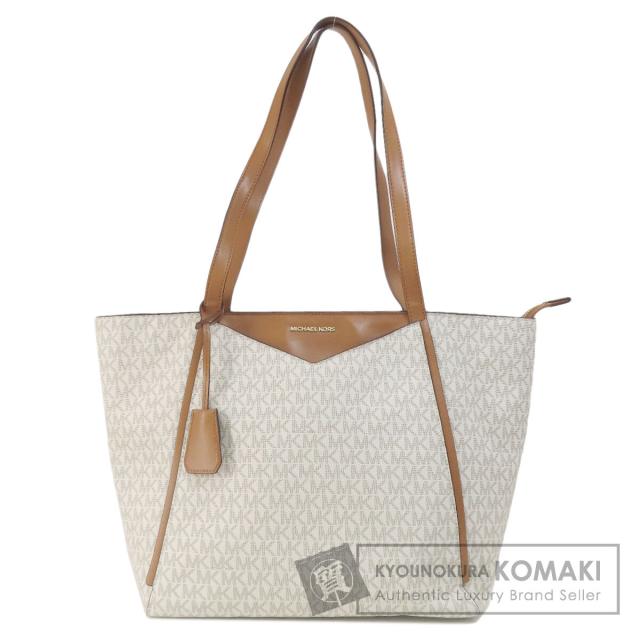 マイケルコース Michael Kors  MKシグネチャー  トートバッグ PVC レディース  中古