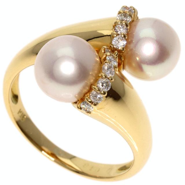 セレクトジュエリー SELECT JEWELRY パール 真珠 ダイヤモンド リング  