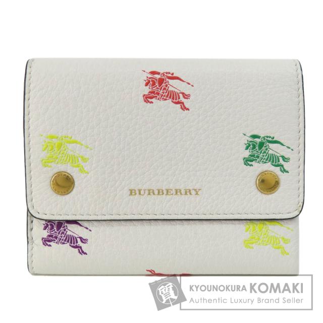 バーバリー BURBERRY  ロゴ  二つ折り財布（小銭入れあり） レザー レディース  中古の通販は 26,618円