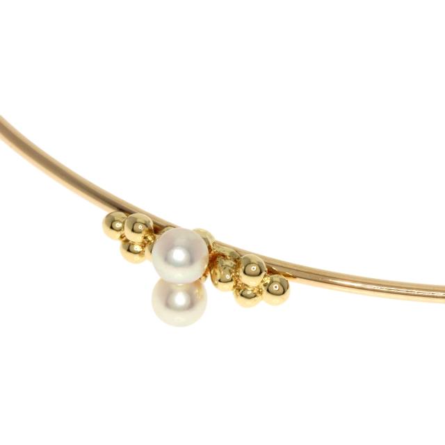 ミキモト MIKIMOTO  ベビーパール 真珠 バングル  ブレスレット K18イエローゴールド 中古の通販は