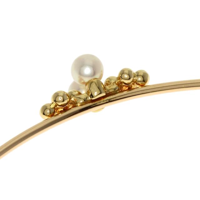ミキモト MIKIMOTO  ベビーパール 真珠 バングル  ブレスレット K18イエローゴールド 中古の通販は