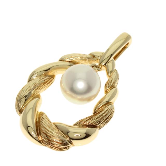 ミキモト MIKIMOTO アコヤパール 真珠 TOP ペンダントトップ K14 