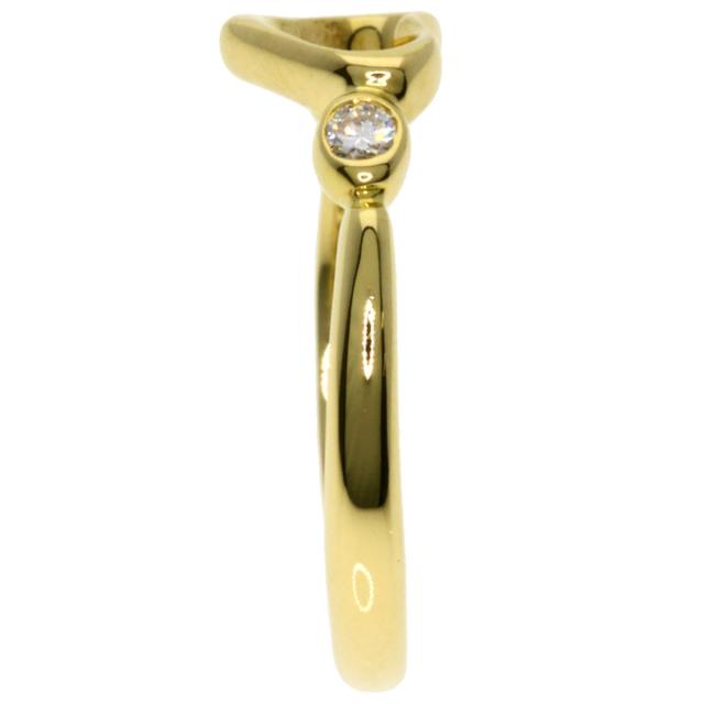 ティファニー TIFFANY&Co.  オープンハート 2P ダイヤモンド  リング・指輪 中古の通販は