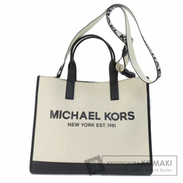 マイケルコース Michael Kors 2WAY トートバッグ キャンバス レディース 中古