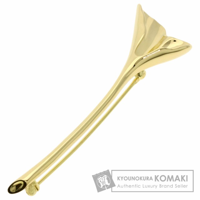PT900 プラチナ K18YG ブローチ パール(真珠) 総重量約6.8g 中古