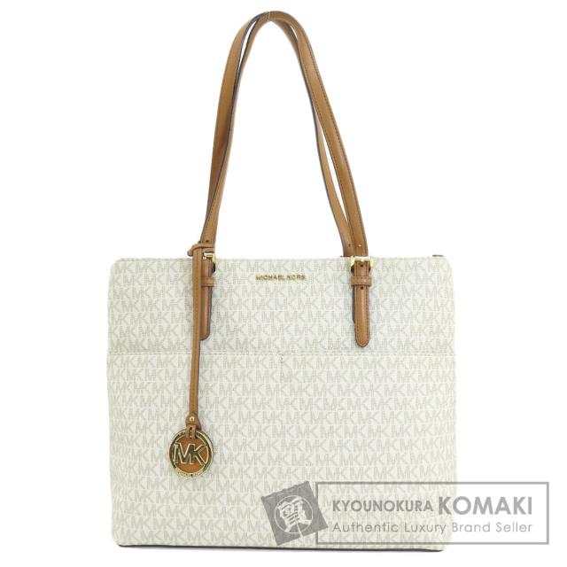 マイケルコース Michael Kors  MKシグネチャー  トートバッグ PVC レディース  中古の通販は