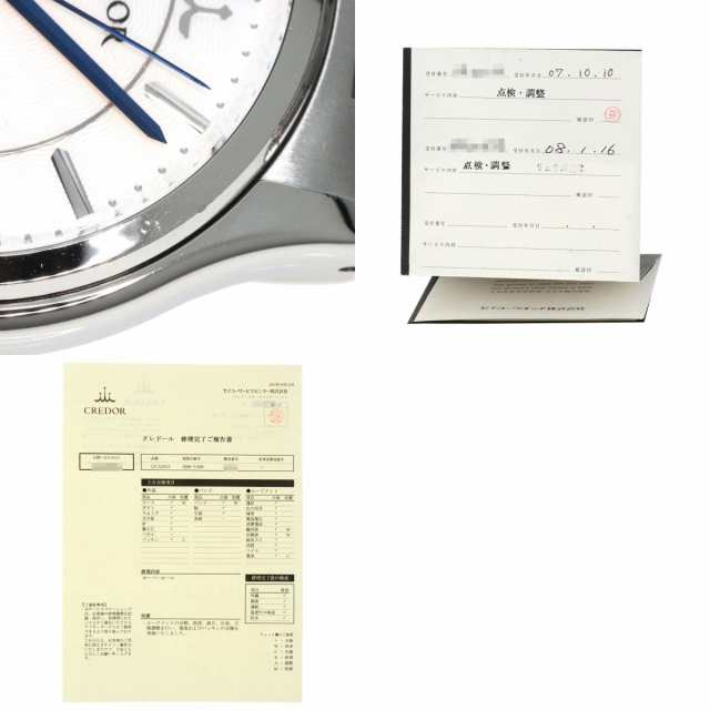 セイコー SEIKO GCAZ015 8J86-7A00 クレドール シグノ 腕時計 ステンレススチール SS メンズ 中古